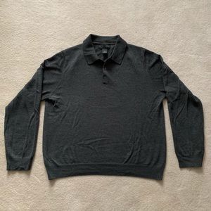 Bloomingdale’s Gray Collared Sweater